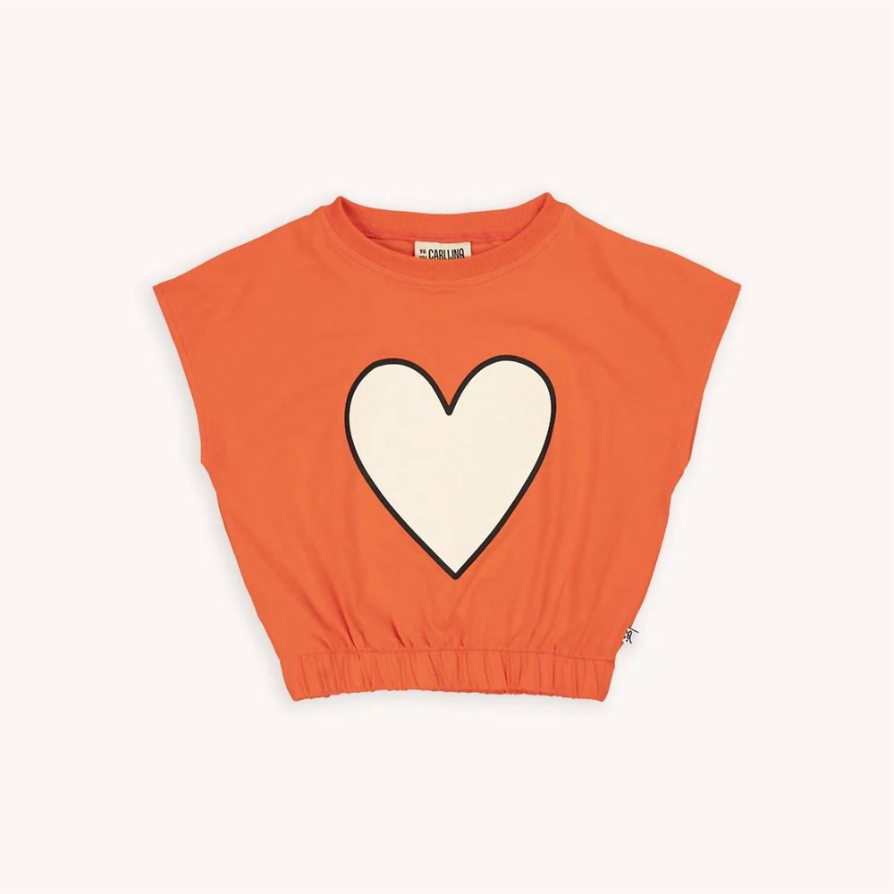 Girl’s Balloon Top In Red 7733734965308