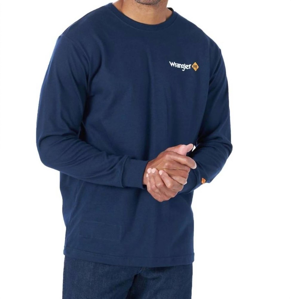 Men’s Fire Resistant T-Shirt – Plus In Navy 7733721530428