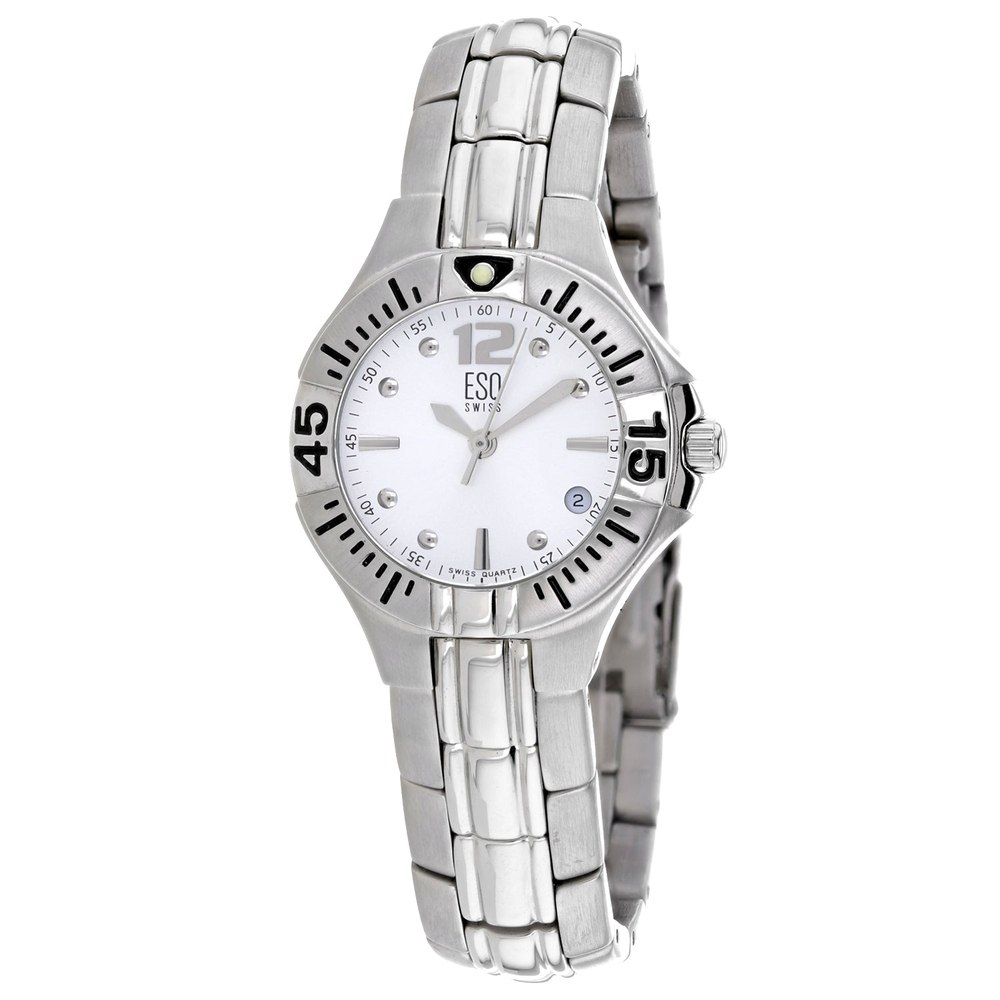 ESQ Women’s Silver Stainless Steel Silver Dial White Dial Watch