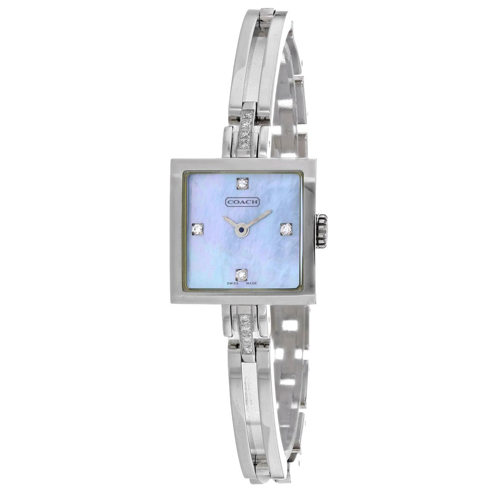 Coach Women’s Mother of Pearl Quartz Blue MOP Dial Watch