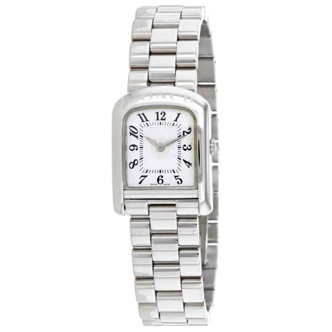 Coach Women’s Silver Bracelet White Dial Watch