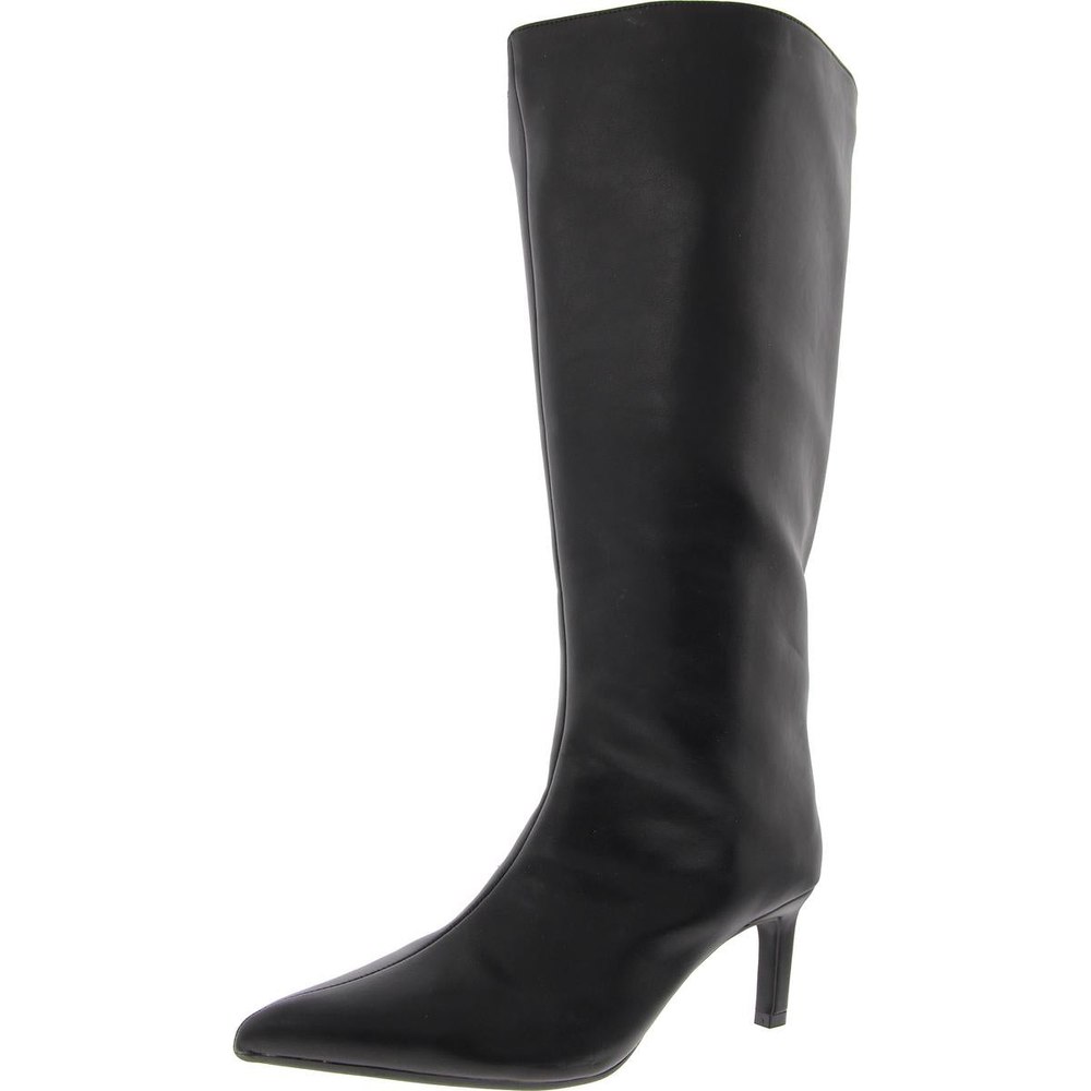 Rachelle Wide Calf Faux Leather Knee-High Boots