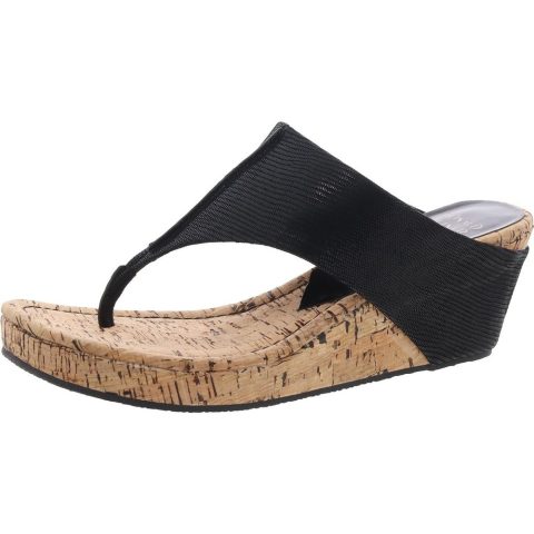 Snake Print Wedge Sandals