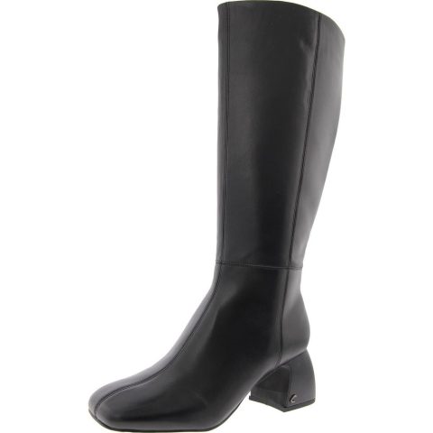 Oaklyn Wide Calf Leather Knee-High Boots