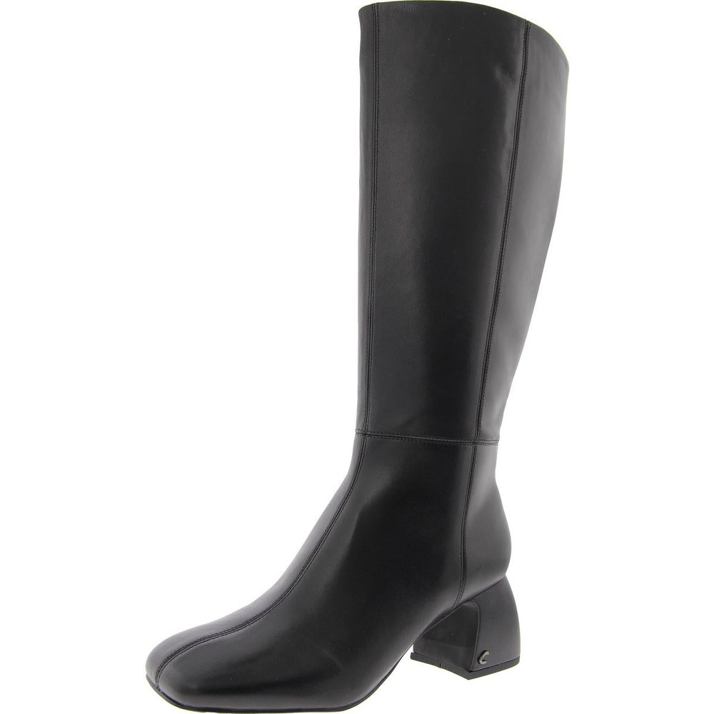 Oaklyn Wide Calf Leather Knee-High Boots