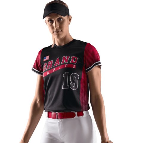 League Outfitters Custom Elite Sublimated Crew Neck Short Sleeve
