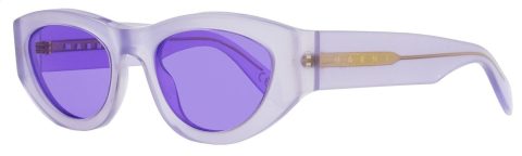 Marni Women’s Cat Eye Sunglasses Rainbow Mountains UC1 Purple 52mm