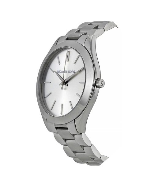 Michael Kors Slim Runway MK3178 Women’s Silver Quartz 42MM Watch