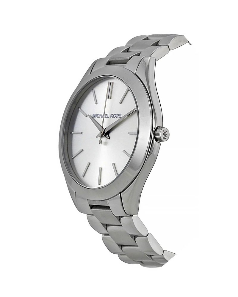 Michael Kors Slim Runway MK3178 Women’s Silver Quartz 42MM Watch