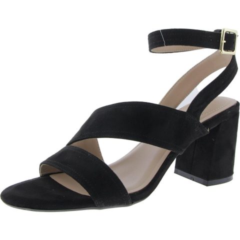 Cheryll Adjustable Faux Suede Block Heel