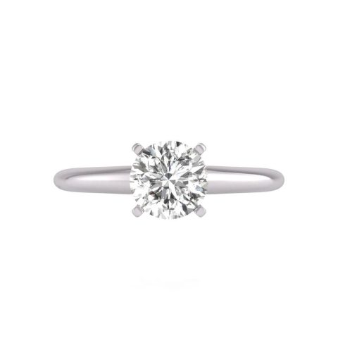 Diana M Lab 14KT WG 1.50ct TW LGD 4PRONG SOLITAIRE RING