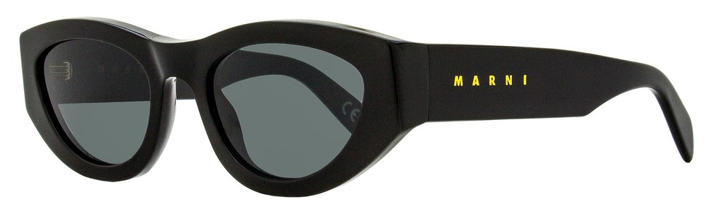 Marni Women’s Cat Eye Sunglasses Rainbow Mountains BMO Black 52mm