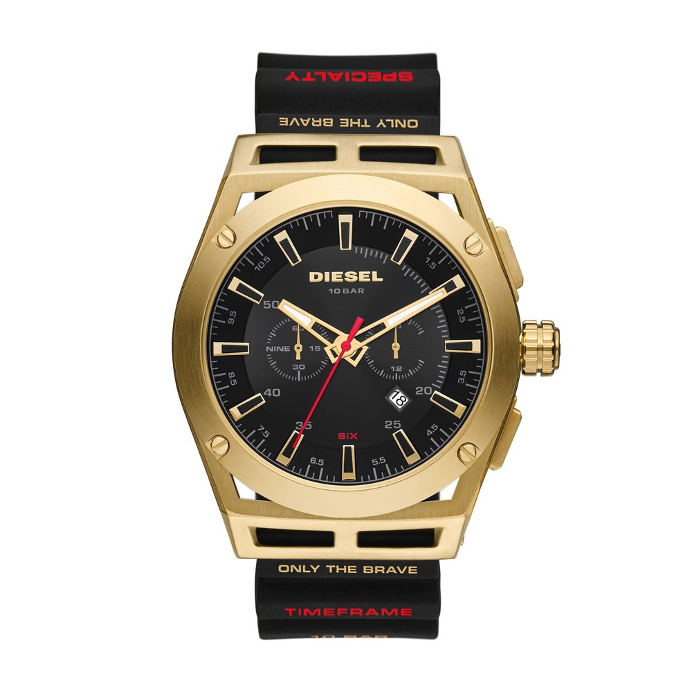 Diesel Men’s Timeframe Chronograph, Gold-Tone Stainless Steel Watch