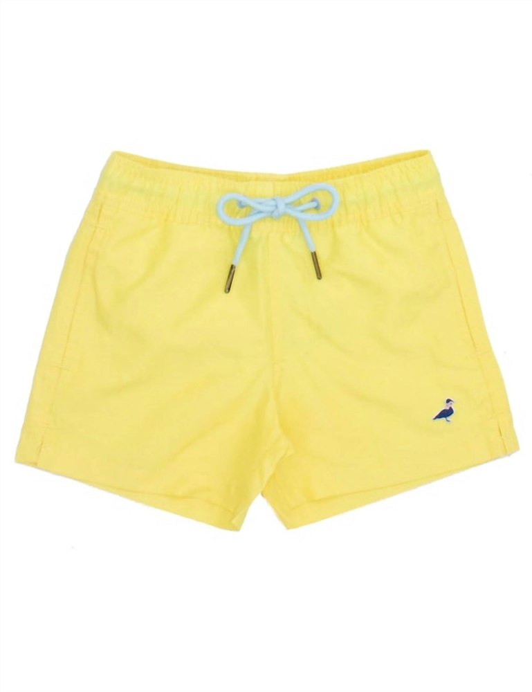Men’s Swim Trunks In Light Yellow 7733769207868