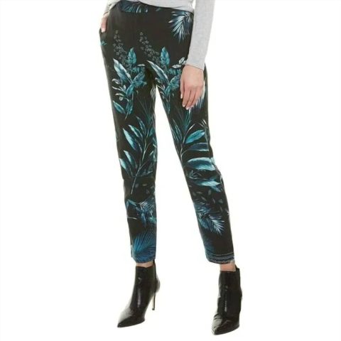Taja Tropical Print Pant In Blue Black 7733774090300