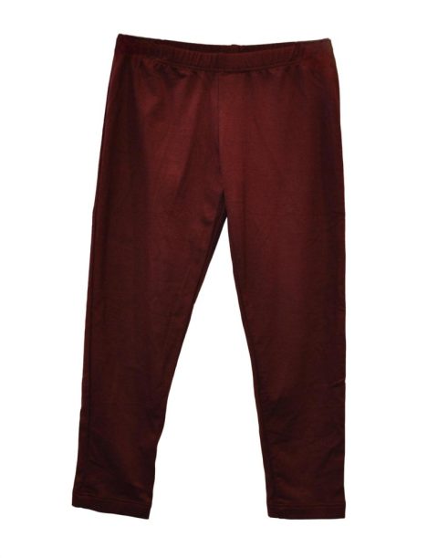 Girls Pull-On Leggings In Burgundy 7733777367100