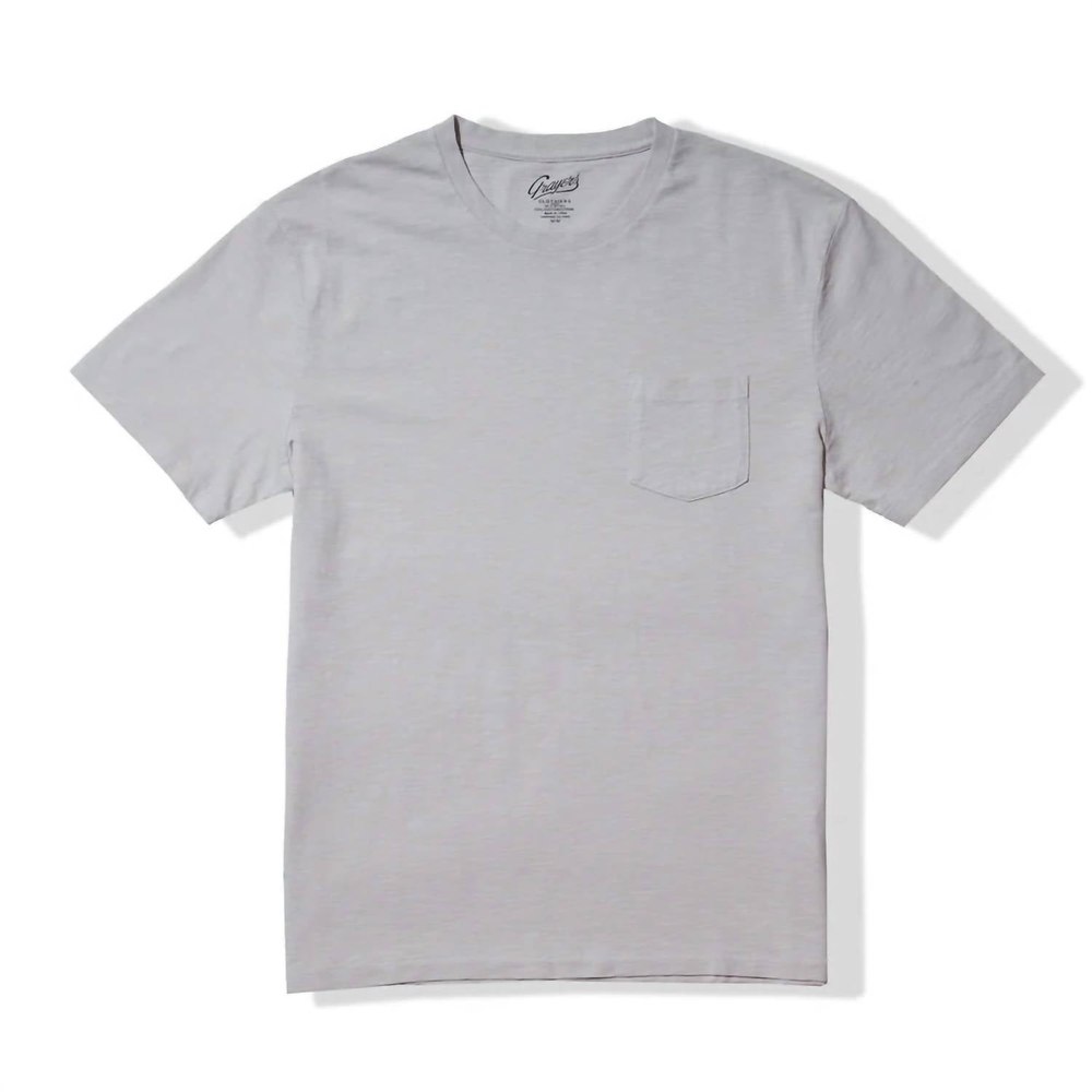 Men’s Sunwashed Pocket Tee In Glacier Gray