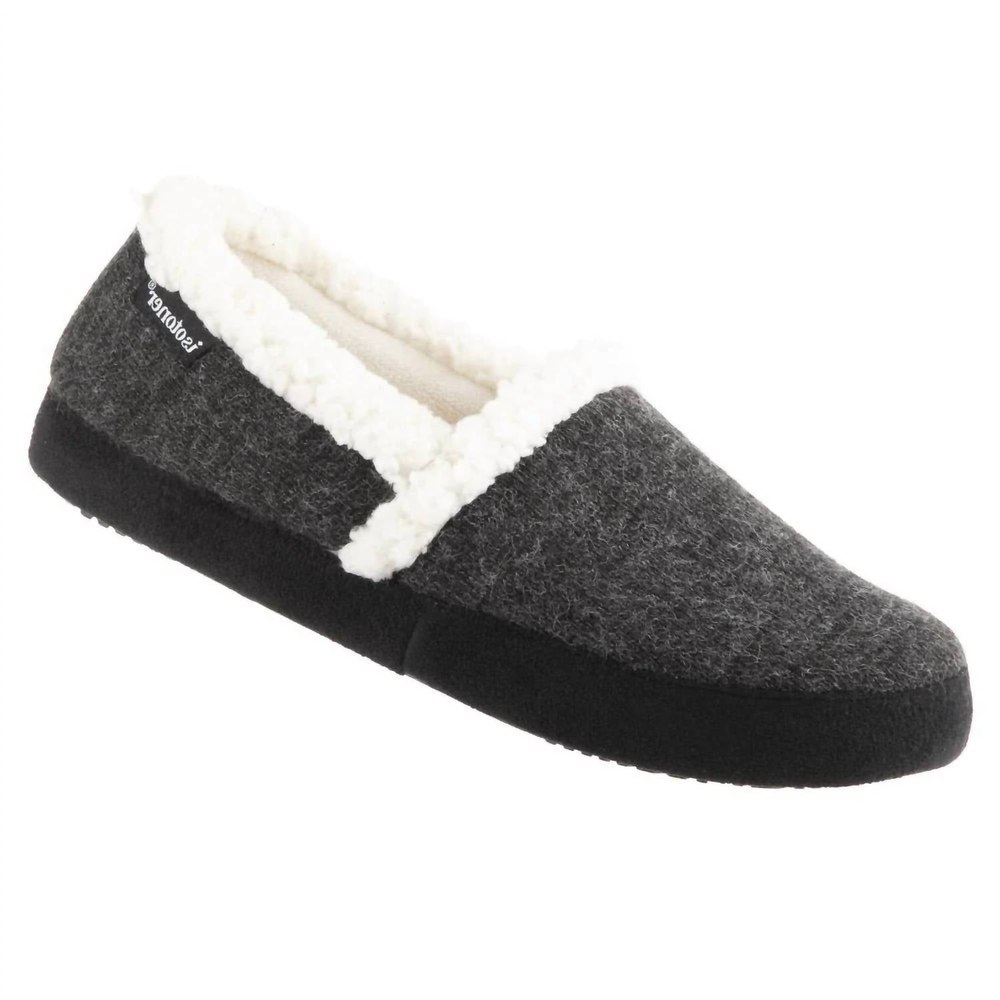 Women’s Microsuede Marisol Closed Back Slipper In Black 7733779103804