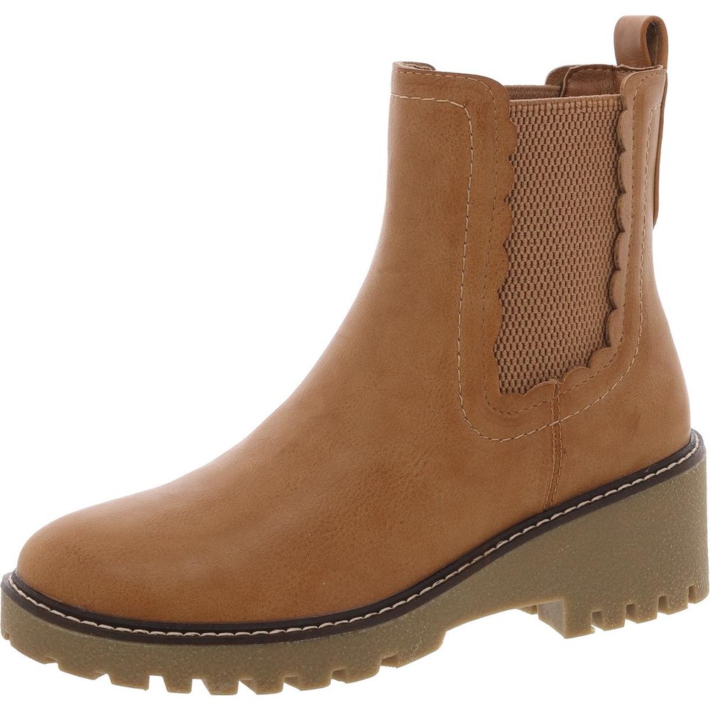 GS1492401 Laceless Leather Chelsea Boots