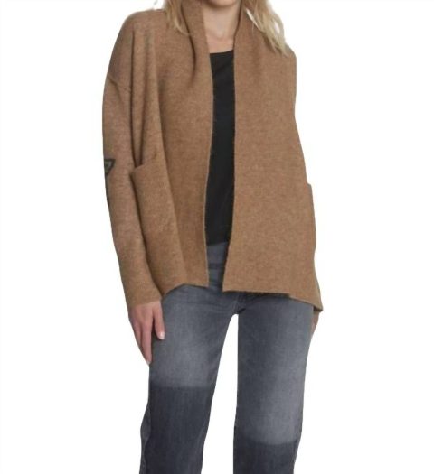 Bella Cozy Cardigan In Ginger