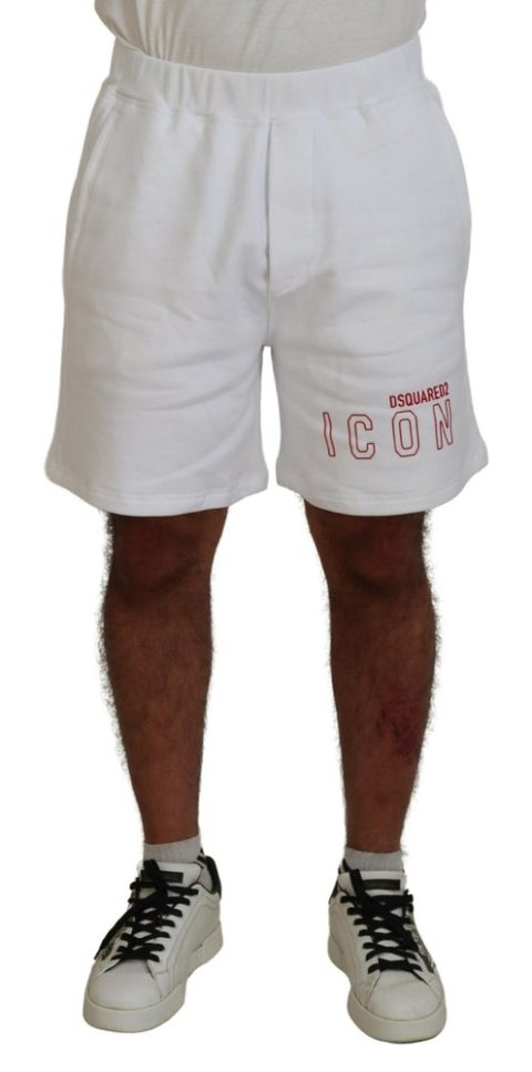 Dsqua² Printed Pull On Men Casual Bermuda Men’s Shorts