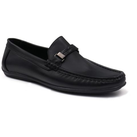 Madrid Solid Faux Leather Loafers