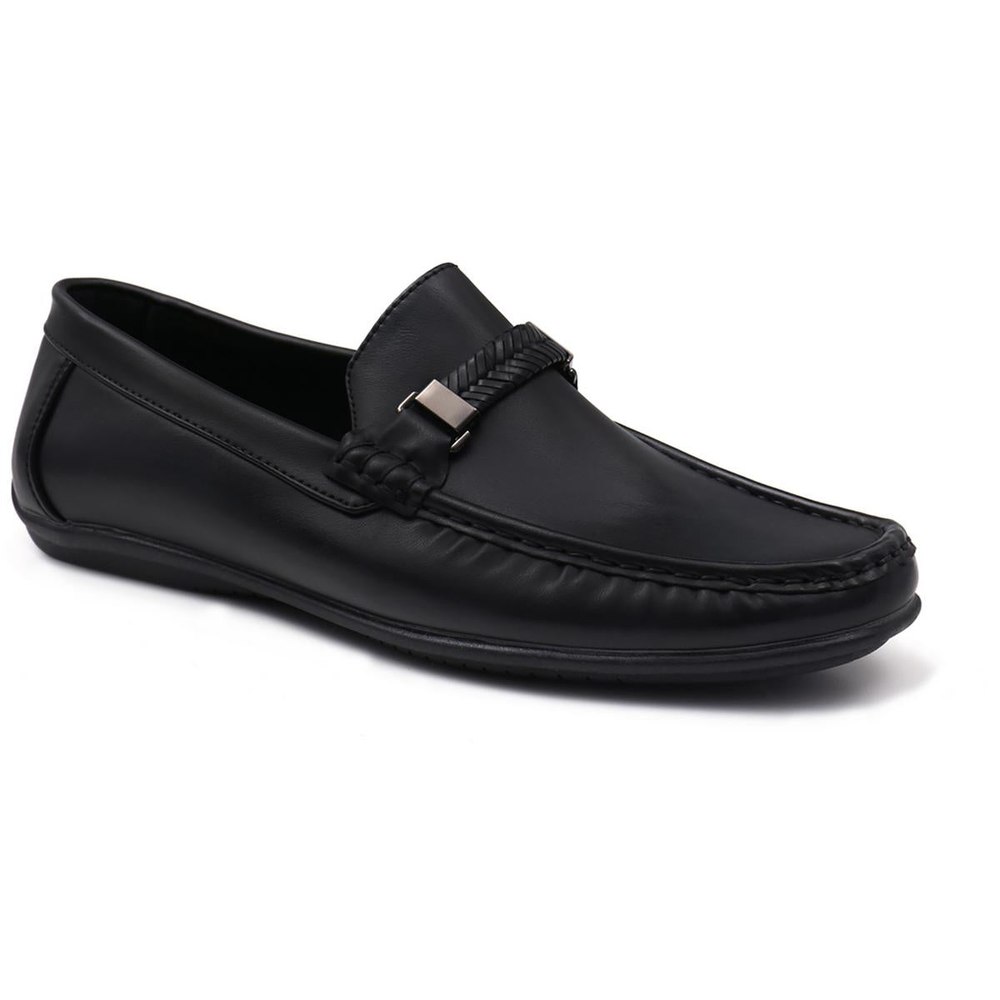 Madrid Solid Faux Leather Loafers
