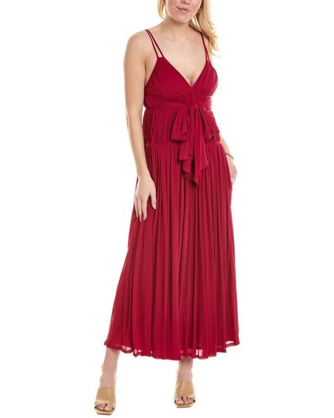 Rebecca Taylor Ruched Maxi Dress 7287554441276