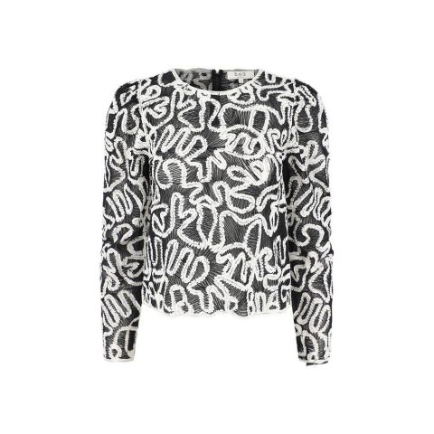Sea Women’s Alice Embroidery Battenberg Top, Multi