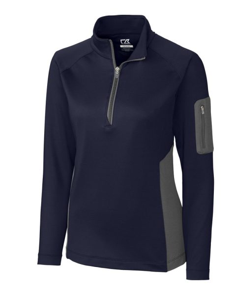 Cutter & Buck Ladies’ Shaw Hybrid Half-Zip Jacket