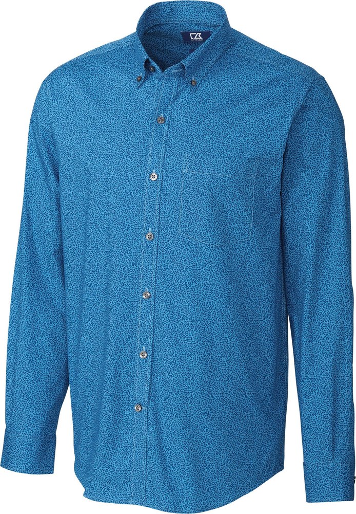 Cutter & Buck Mens Strive Leaf Print Shirt
