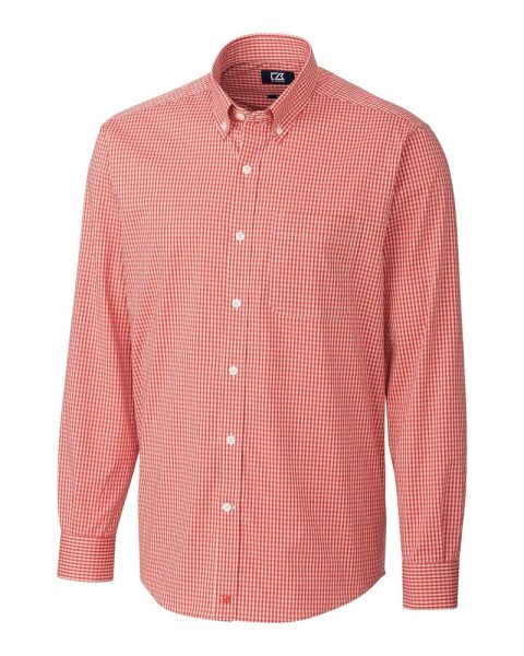 Cutter & Buck Mens Anchor Gingham Shirt