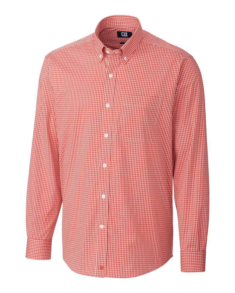Cutter & Buck Mens Anchor Gingham Shirt
