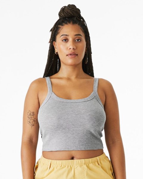 BELLA + CANVAS Women’s Micro Rib Spaghetti Strap Tank BC1012