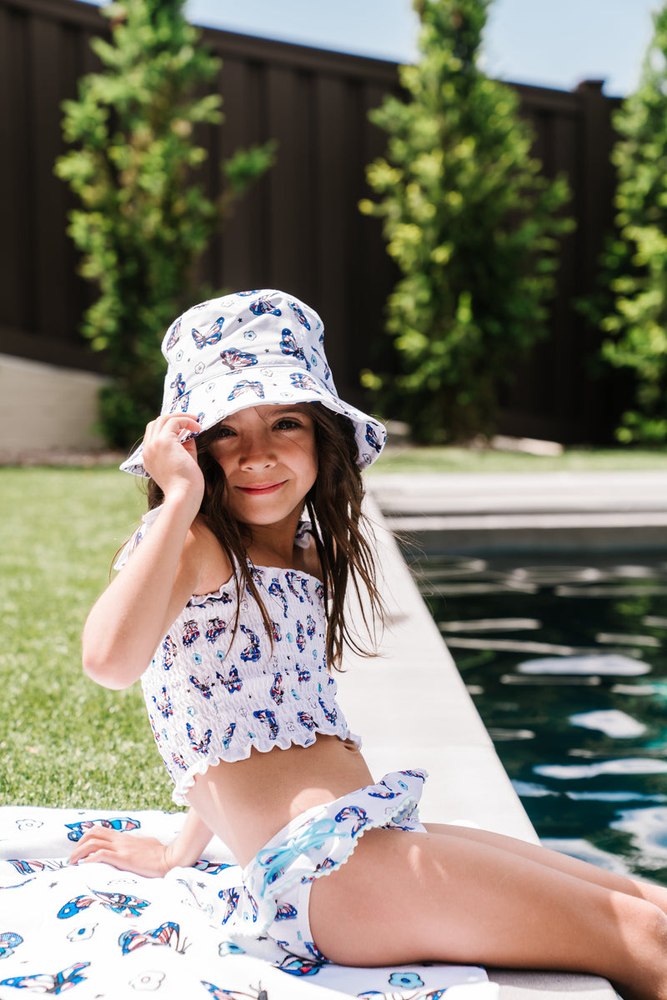 TATUM’S FREEDOM FLYERS DREAM SMOCKED TANKINI TWO PIECE SWIM SUIT