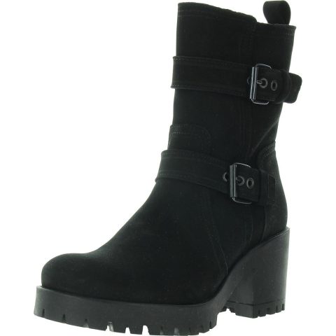Bedford Zipper Nubuck Mid-Calf Boots