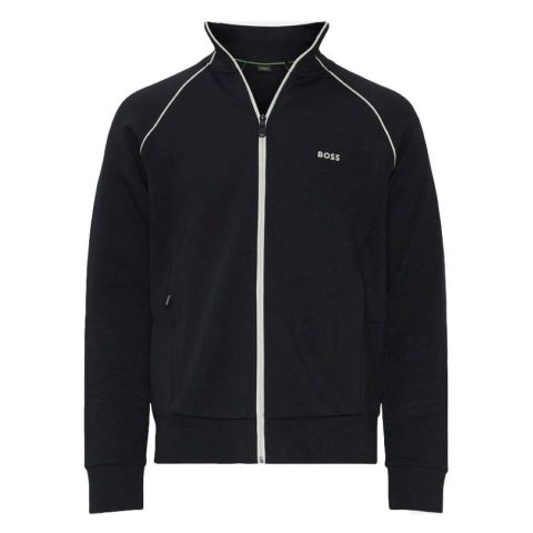 Hugo Boss Men’s Skaz 1 Full-Zip Sweatshirt, Black