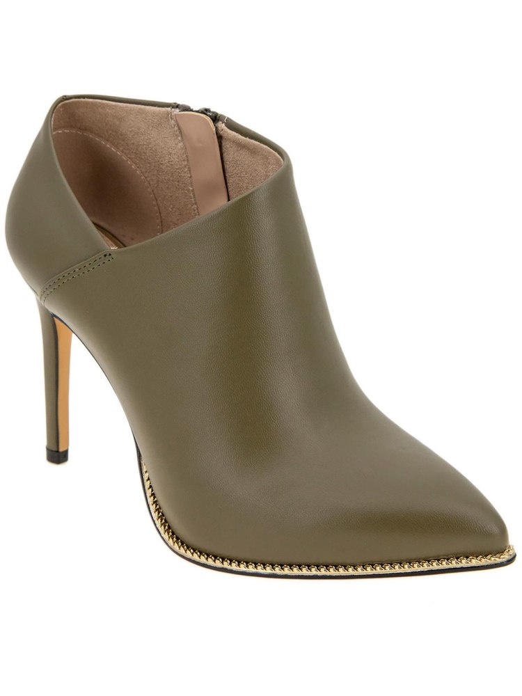Hadix Womens Faux leather Side Zip Ankle Boots