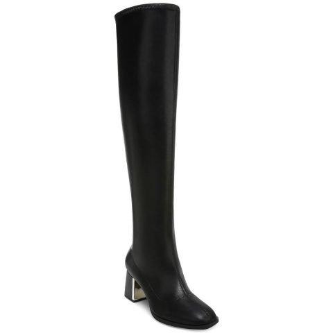 Nanda Zipper Square Toe Over-The-Knee Boots