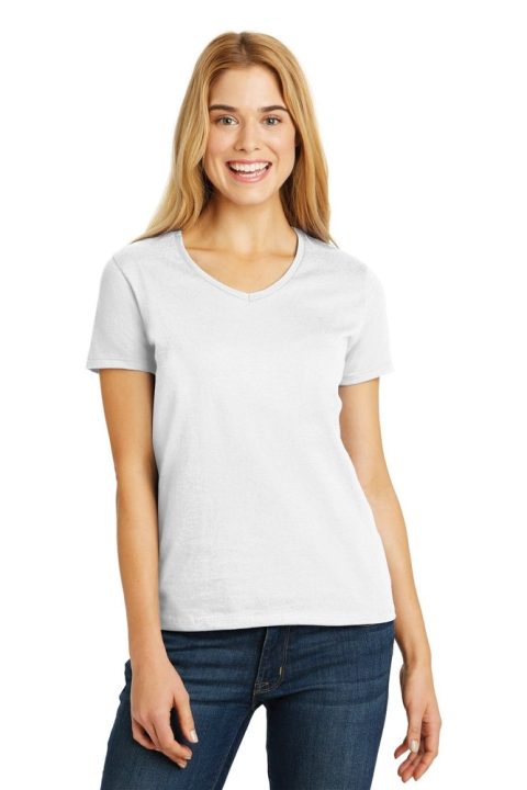 Hanes Essential-T Women’s V-Neck T-Shirt