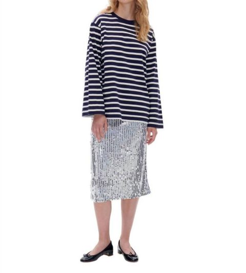 Jolette Skirt In Silver Mermaid 7733811118140