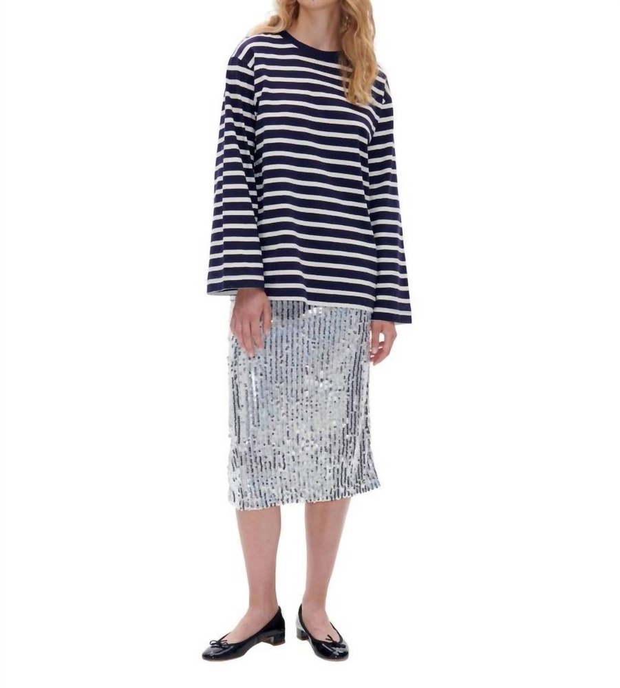 Jolette Skirt In Silver Mermaid 7733811118140