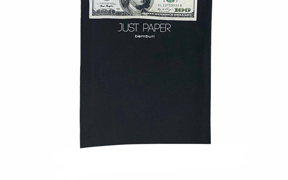 Men’s Just Paper T Shirt In Black