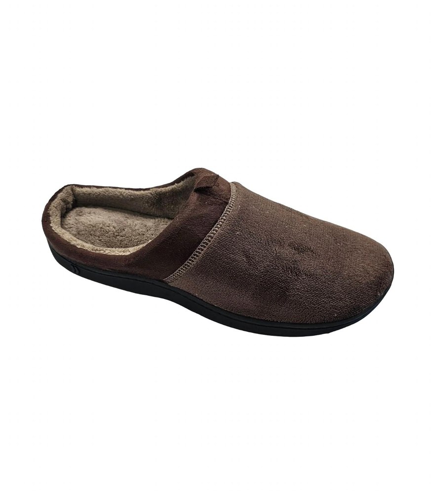 Men’s Microterry Jared Clog Slipper In Dark Chocolate 7733820522556