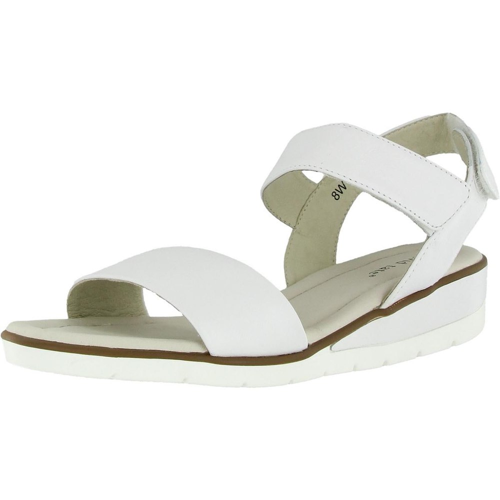 Scala Adjustable Leather Slingback Sandals