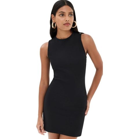 Staud Women’s Mercer Sleeveless Dress, Black