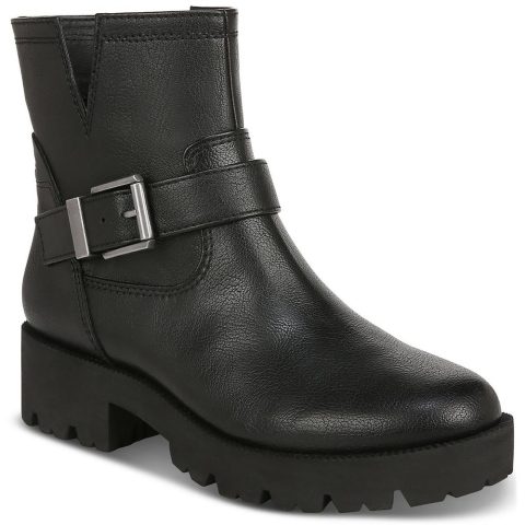 Miller Zipper Leather Booties