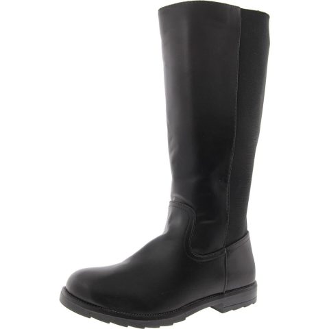 Jenni Zipper Faux Leather Knee-High Boots
