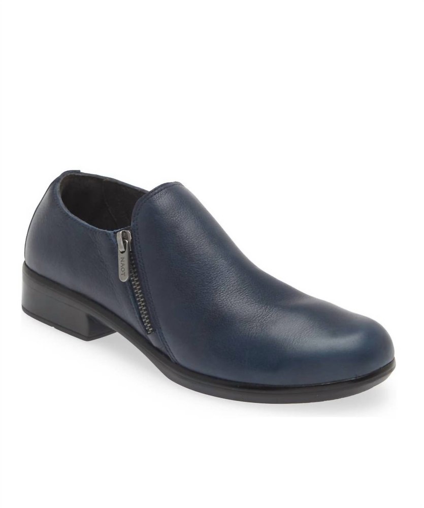 Women’s Autan Zip Loafer In Soft Ink Leather