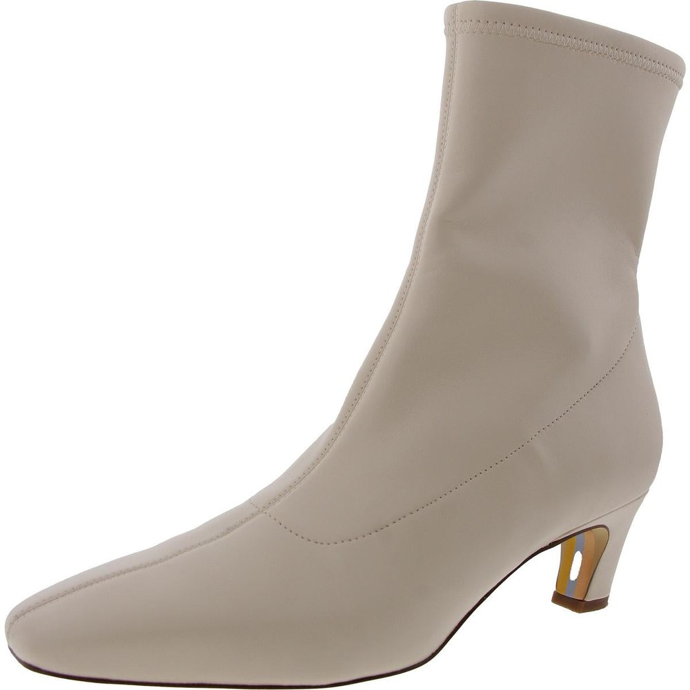 Marla Solid Faux Leather Ankle Boots